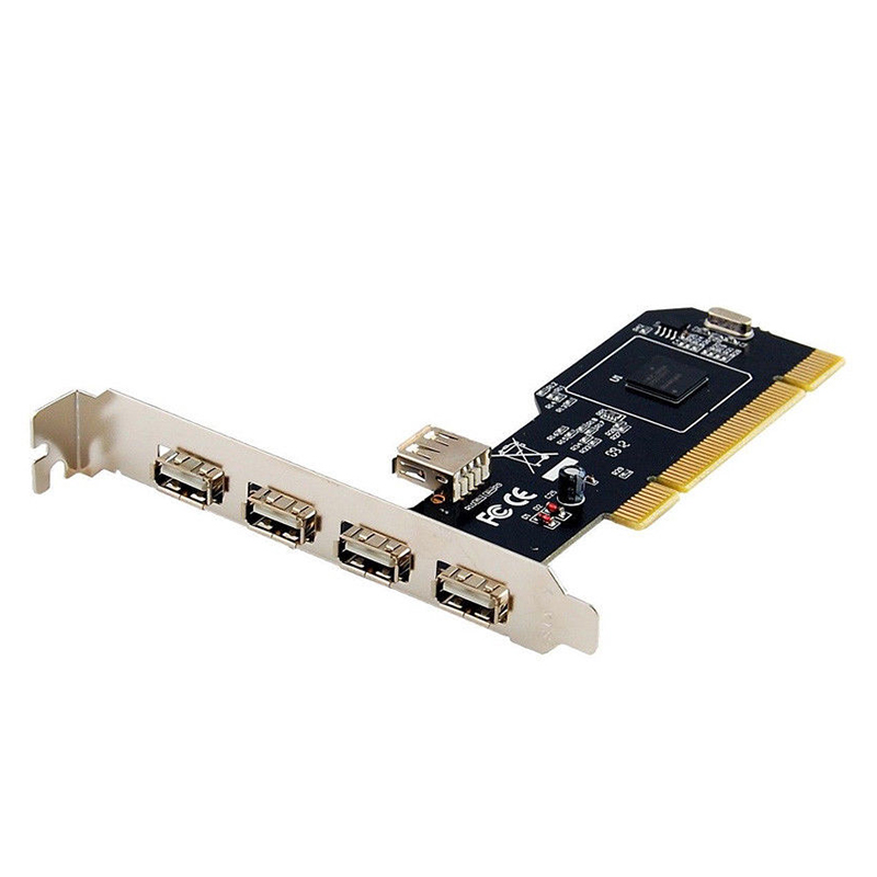MTI-U2500 5-Port High Speed USB 2.0 PCI Controller Card