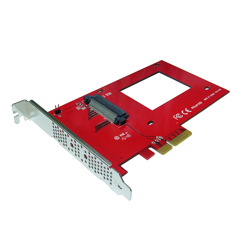 MTE-U2200 2.5&rdquo; NVMe U.2 SSD PCIe 3.0 x4 Carrier Adapter