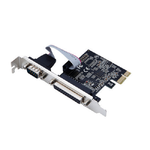 MTE-RP200 1S1P 1-Port RS232 & 1-Port Parallel PCI Express card
