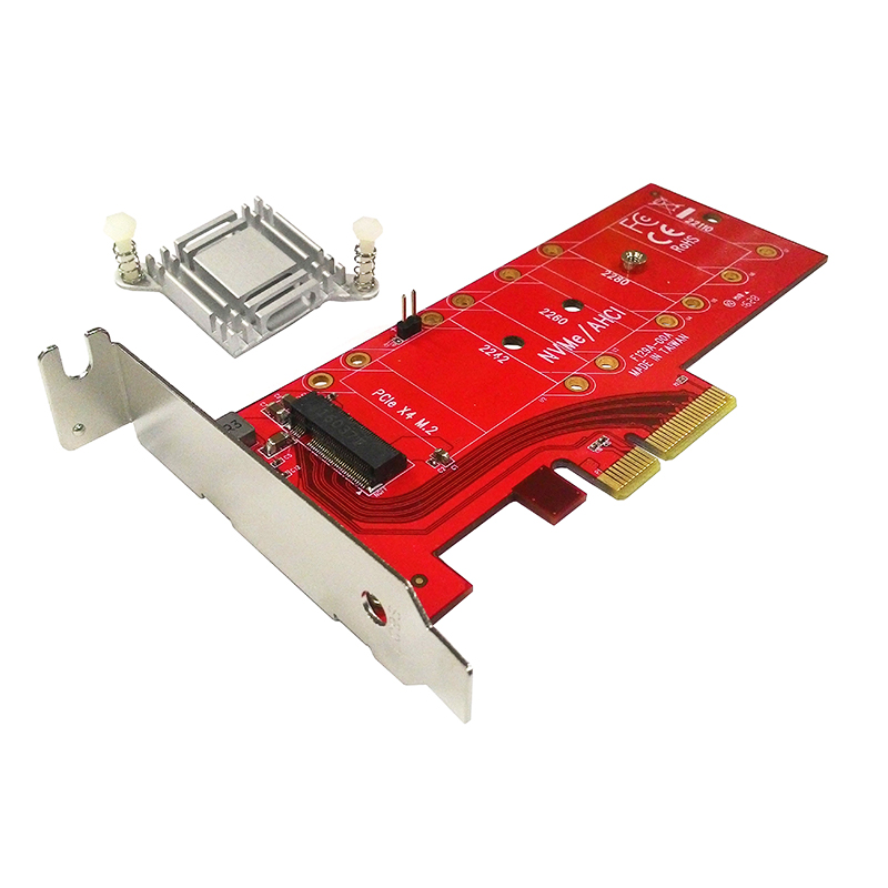 MTE-GN100 M.2 NVMe SSD to PCIe 3.0 x4 Adapter