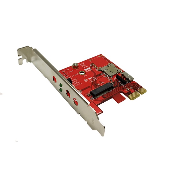 MTE-GX100-B M.2 B Key to PCIe Adapter for 3G 4G WWAN M.2 Module