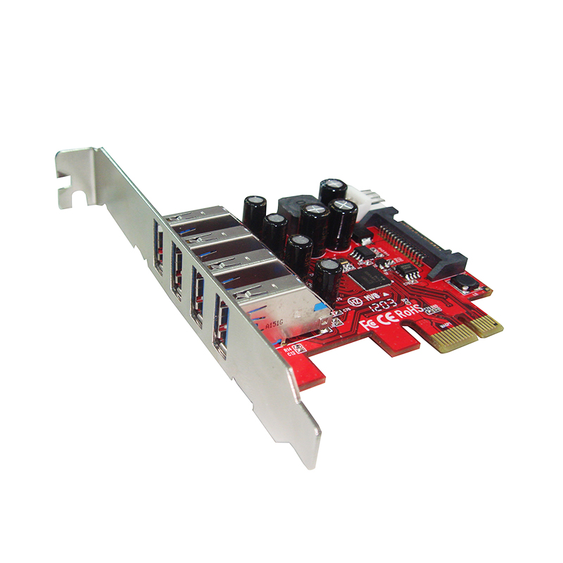 MTE-U3401 4-Port USB 3.0 External PCI Express 2.0 card