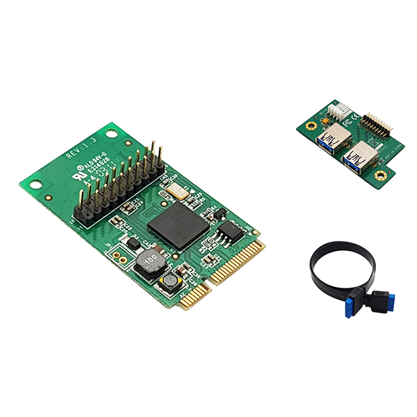 MTM-UB230  miniPCIe  2-PORT USB 3.2 GEN 1 CARD