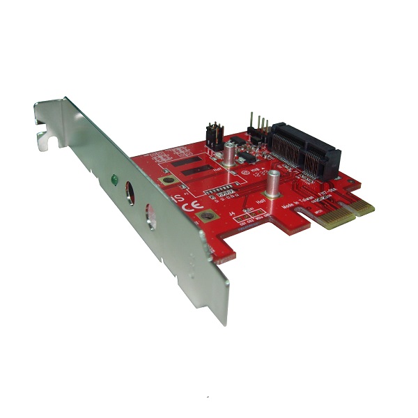MTE-MX100 miniPCIe to PCIe x1 Adapter