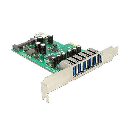 MTE-U3700 7-Port USB 3.0 (6 External+1 Internal) PCI Express 2.0 card