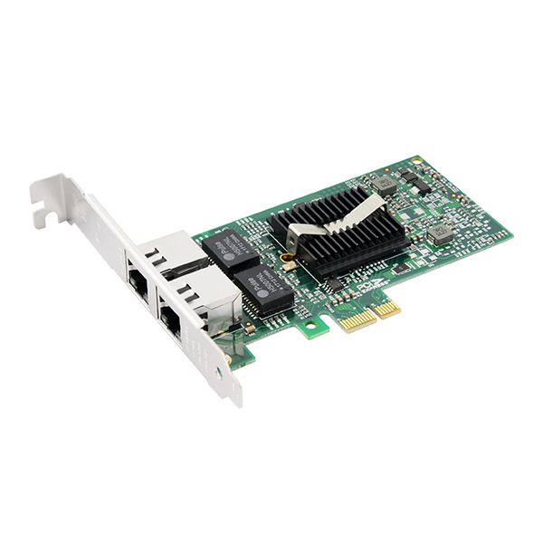 MTN82576-2RJ  PCIe x1 Dual Port Copper Gigabit Server Ethernet Adapter (Intel 82576 Based)