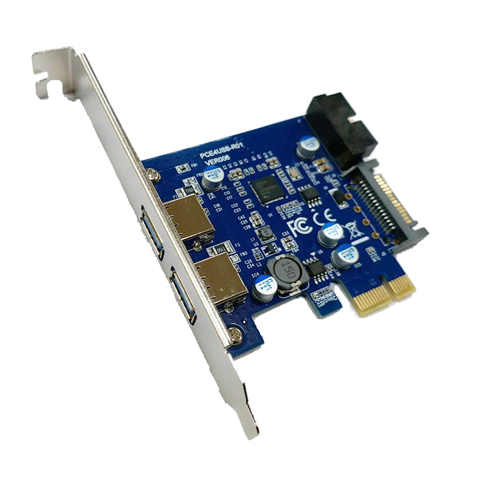 MTE-U3202 2-Port External USB 3.0 with Internal 19-Pin USB3.0