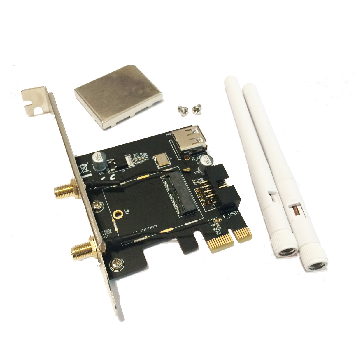 MTE-GW100   M.2  to PCIe Adapter for M.2 WIFI Module